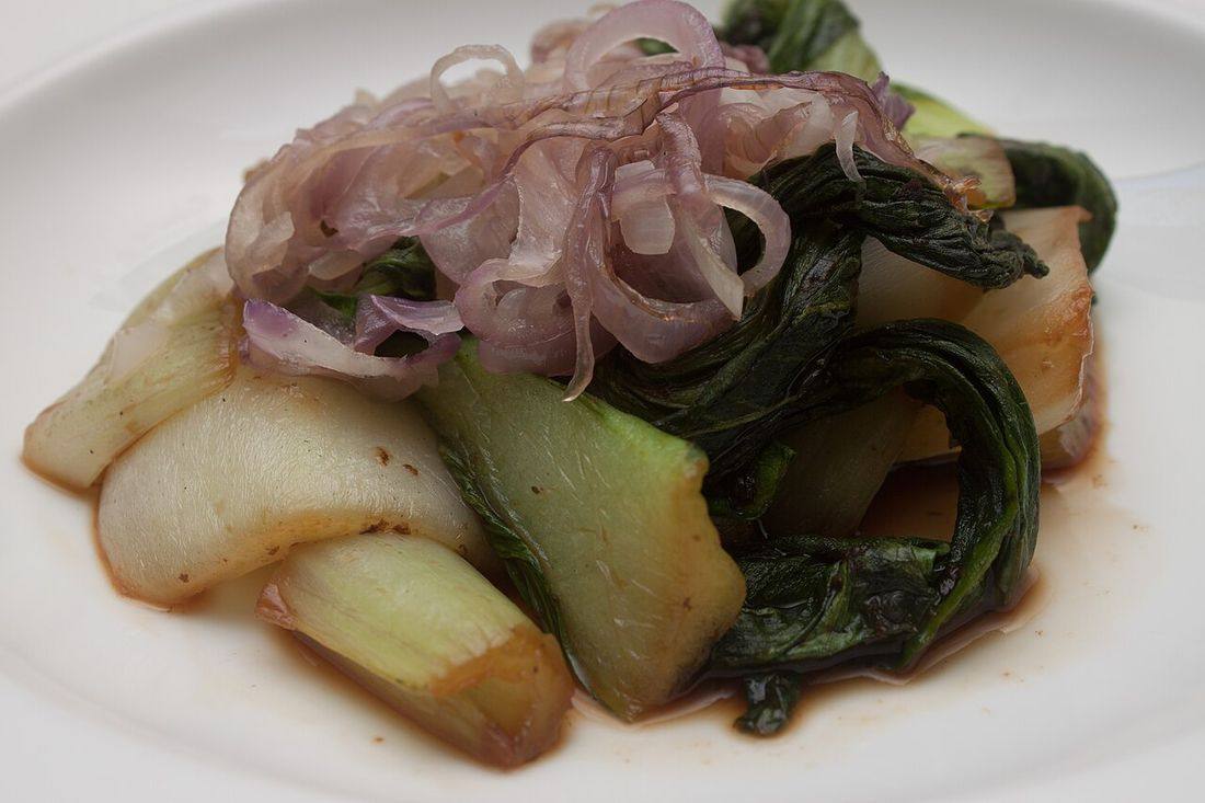 Baby bok choy sautee