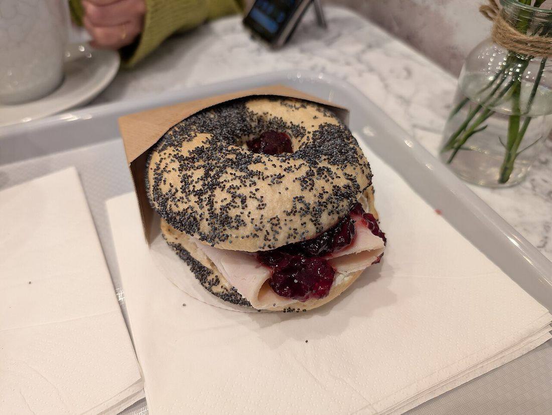 Turkey and Cranberry Poppy Seed Bagel - Jacob’s Bagels 2025-12-13