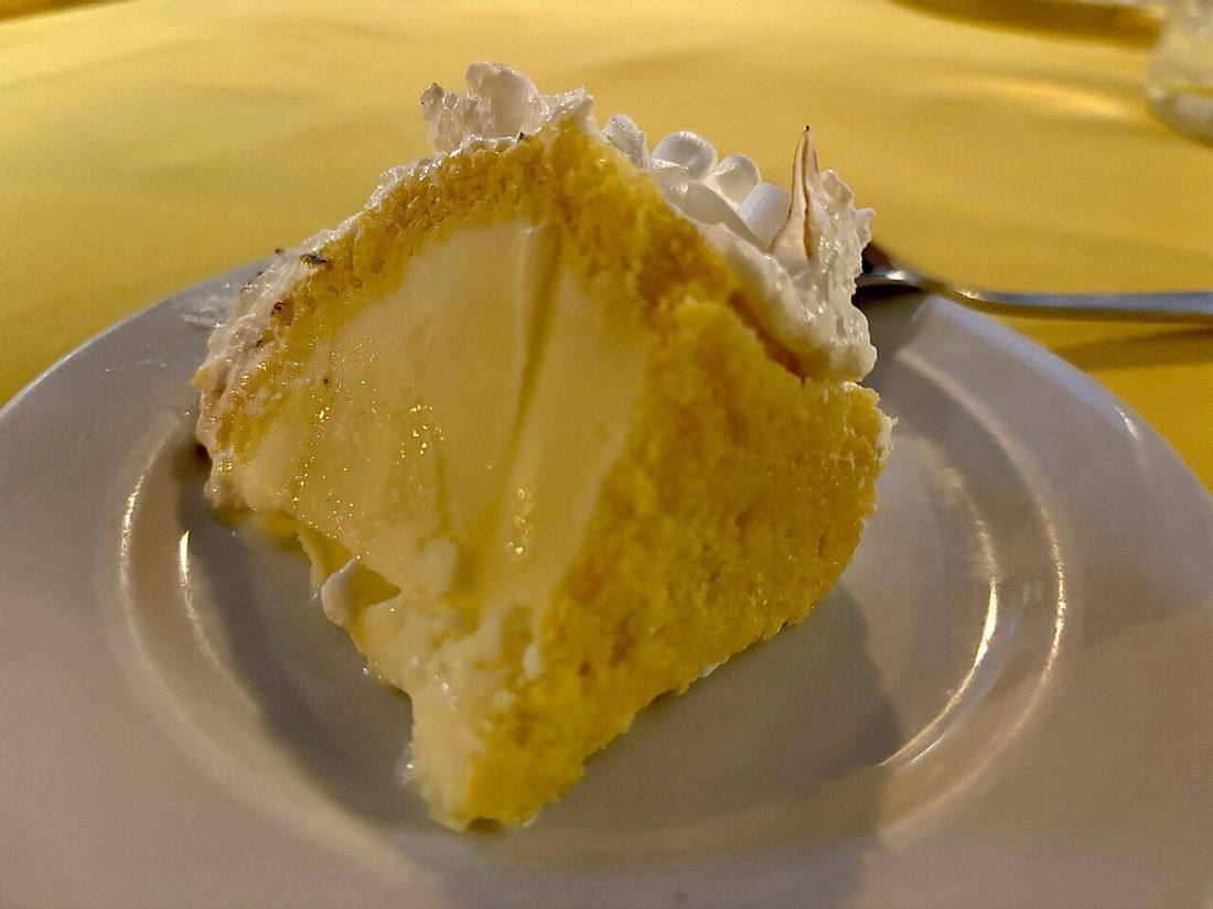 Bombe Alaska slice, Shashlik Restaurant, Singapore (Baked Alaska)