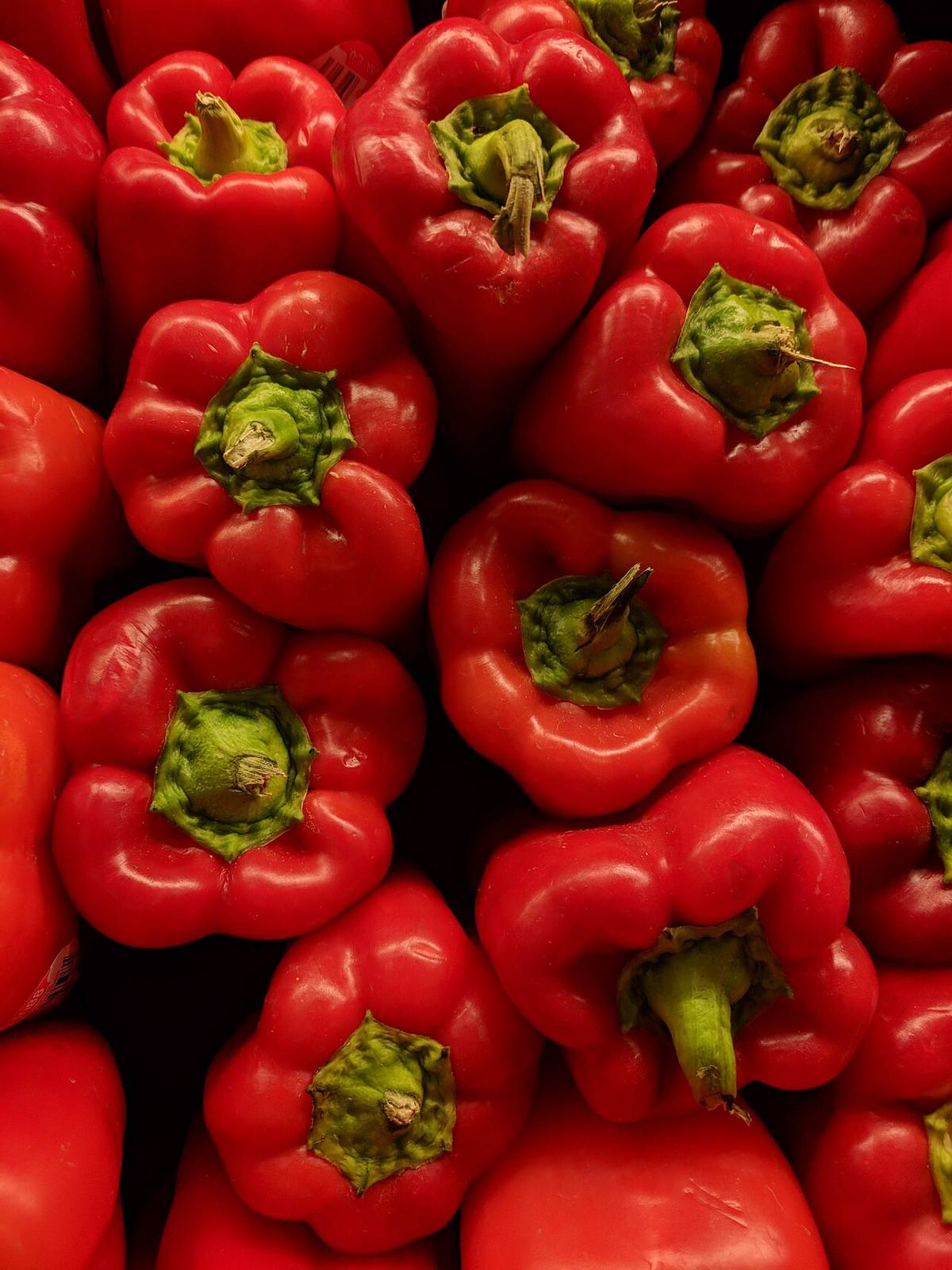 Bell peppers in different colors