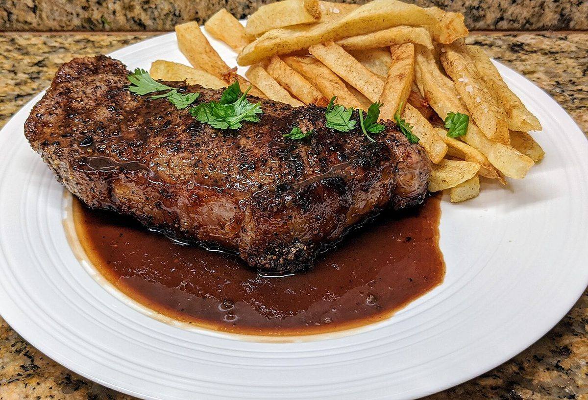 Steak Frites with Bordelaise, July 2020 (Bordelaise)