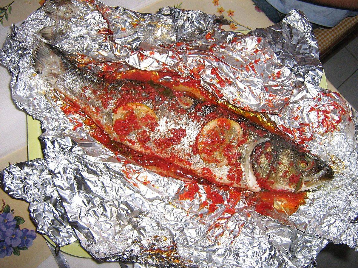 Branzino al cartoccio (Branzino)