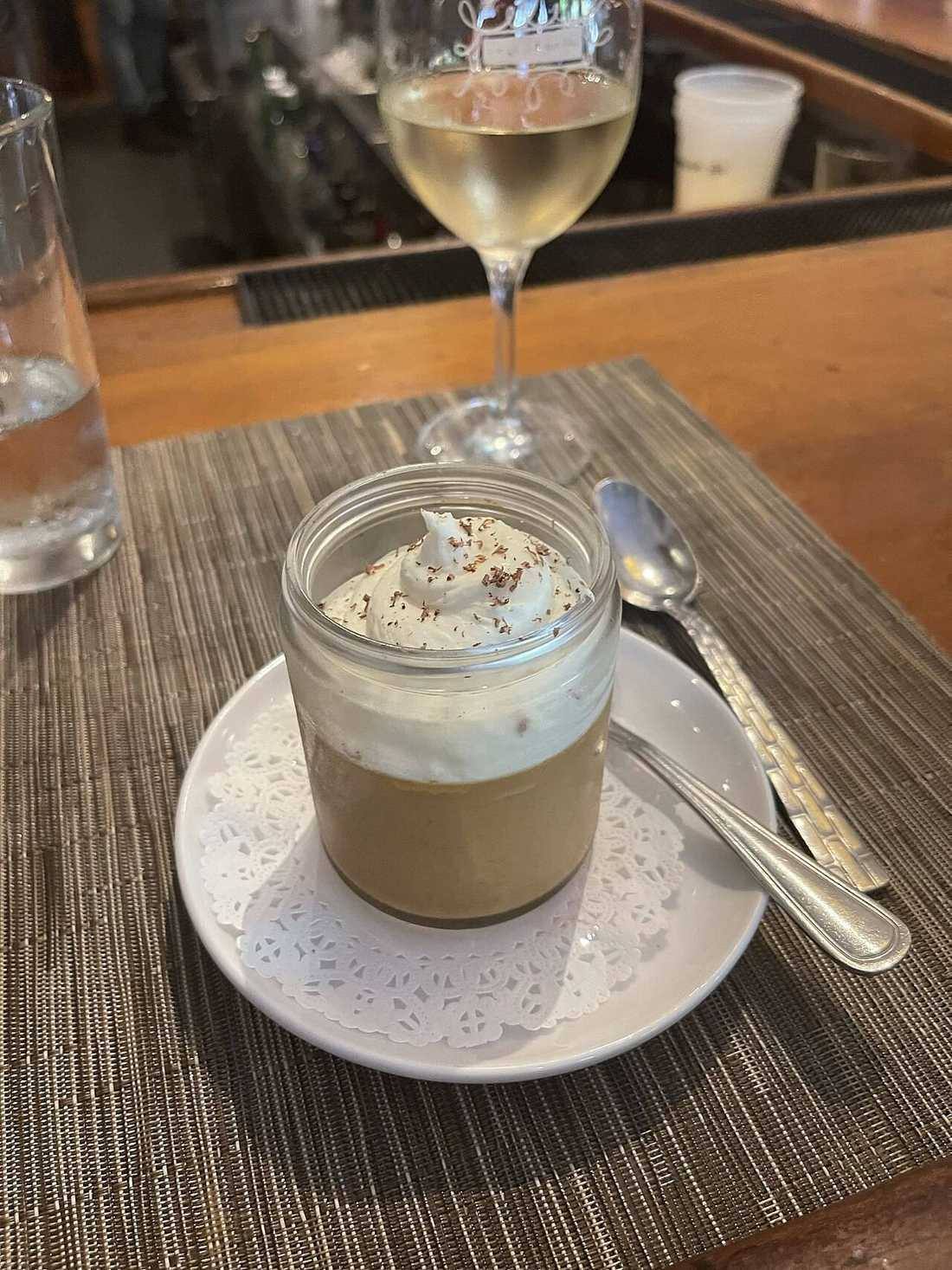 Butterscotch pot de creme - the girl and the fig - May 2023 - Sarah Stierch 02 (Butterscotch Sauce)