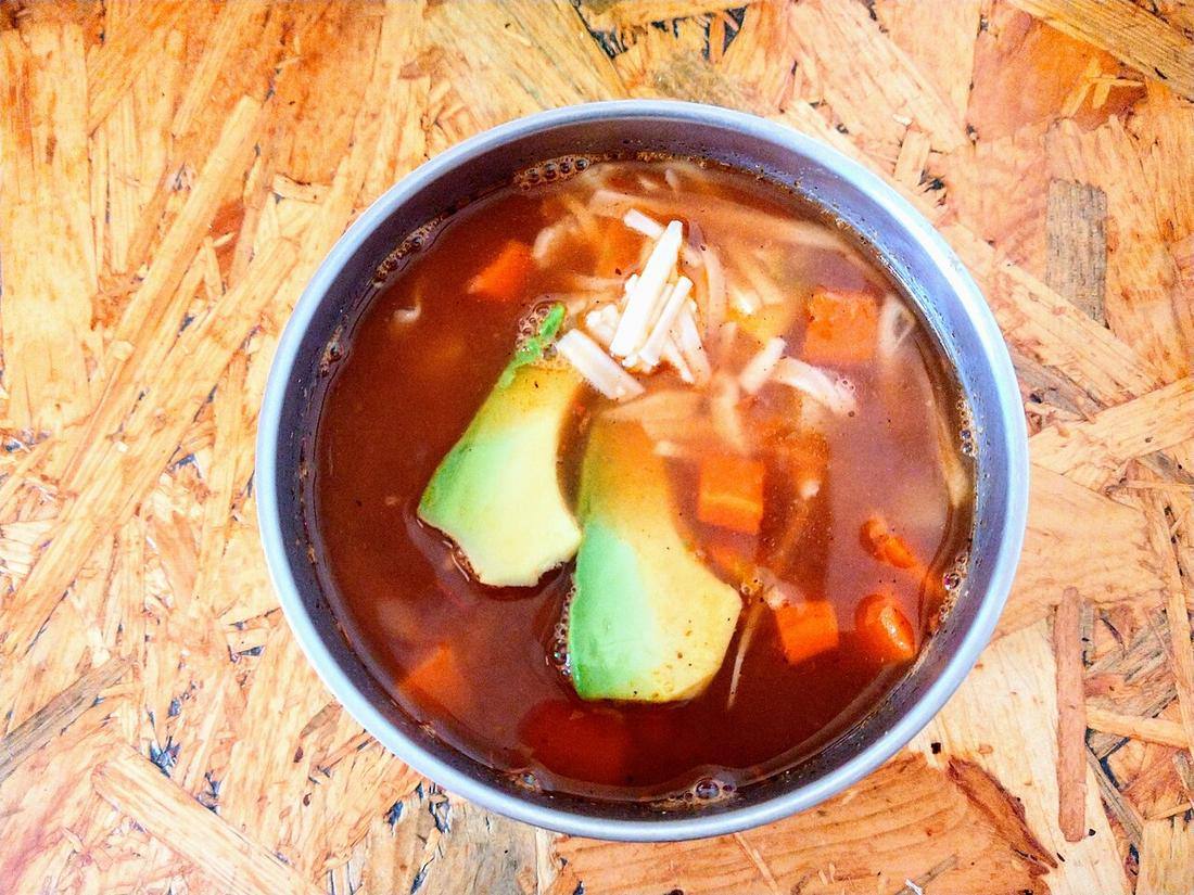 Caldo Tlalpeño vegano (Caldo Tlalpeno)