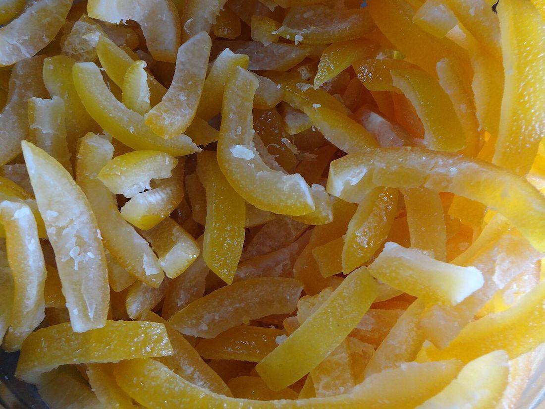 Candied Orange Peels in Quito