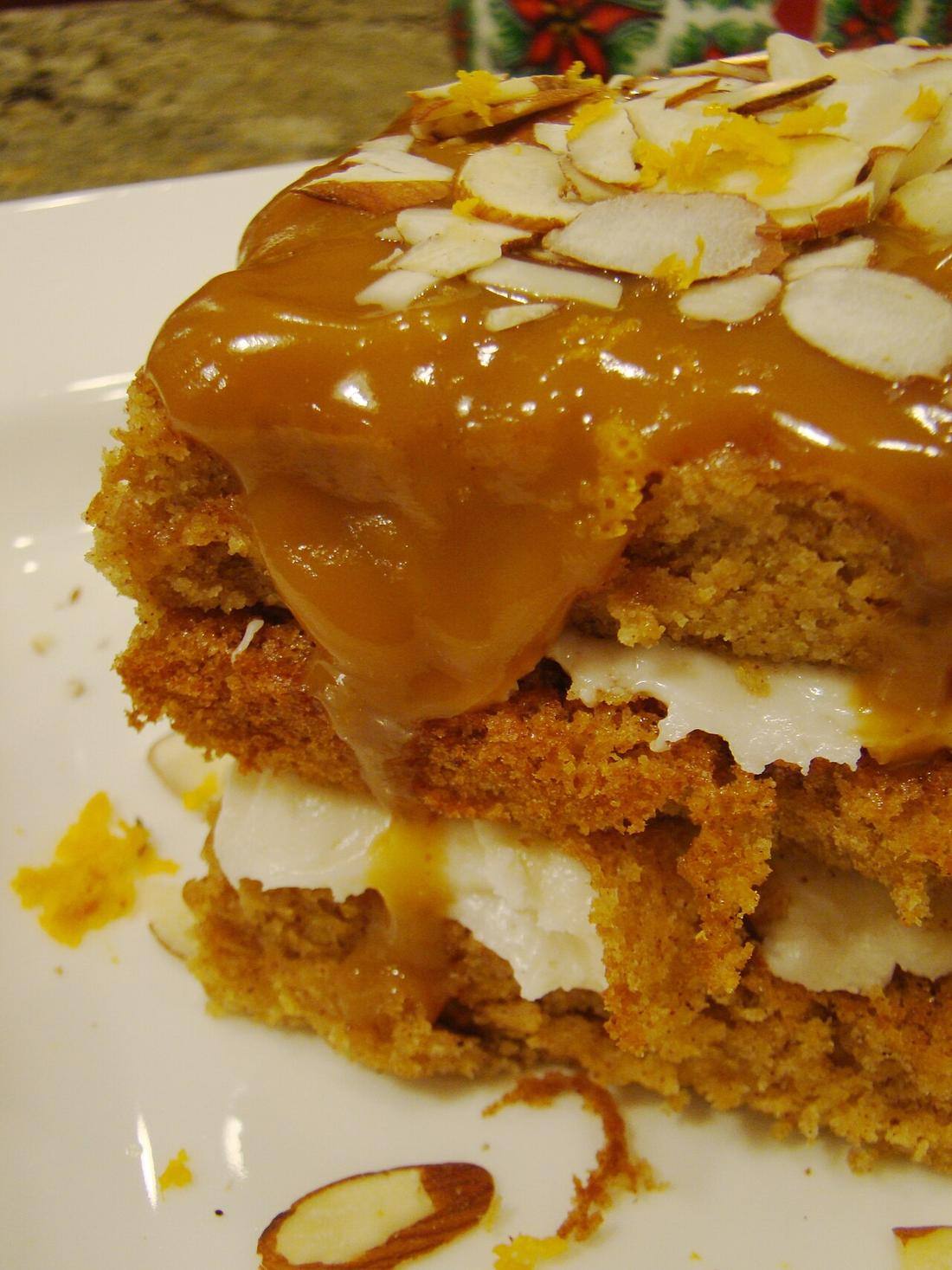 Caramel Frosting — photograph from Wikimedia Commons
