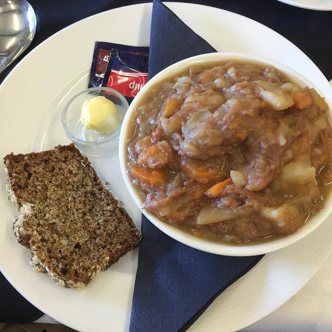 Irish stew in Portrush (Carne Guisada)