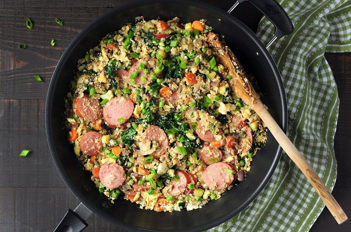 Easy Fried Cauliflower Rice-1 (31717741910) (Cauliflower Rice)
