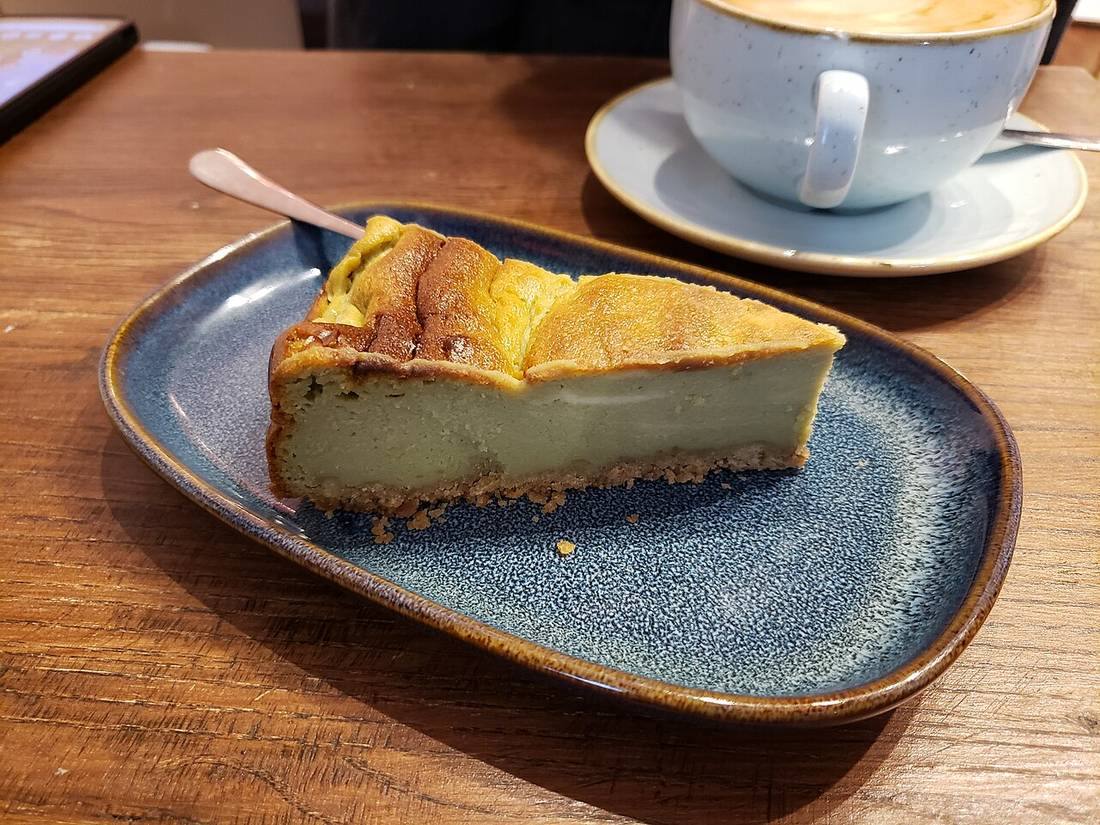 Pistachio cheesecake - Blossom Cafe Bar 2024-07-15 (Cheesecake Bars)