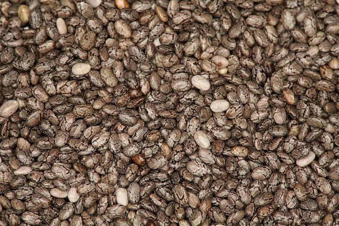 Chia Seeds macro 2