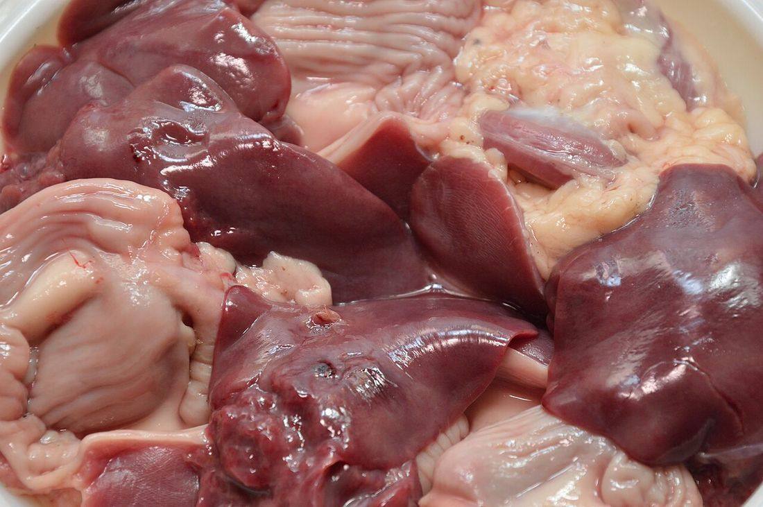 Chicken Liver and Gizzard - Howrah 2015-04-19 8195 (Chicken Gizzards)