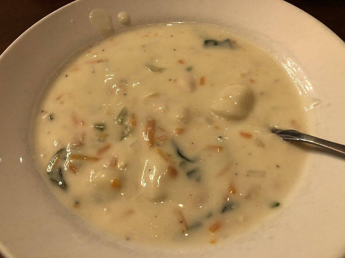 Chicken Gnocchi Soup — photograph from Wikimedia Commons