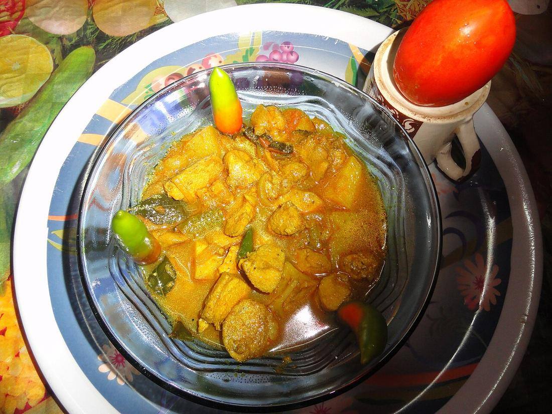 Chicken Korma with potato