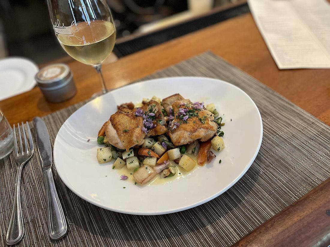 Chicken thighs - the girl and the fig - May 2023 - Sarah Stierch 01