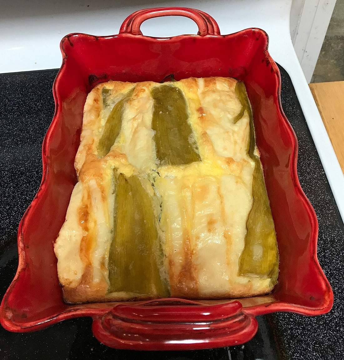 Chile Relleno Casserole — photograph from Wikimedia Commons