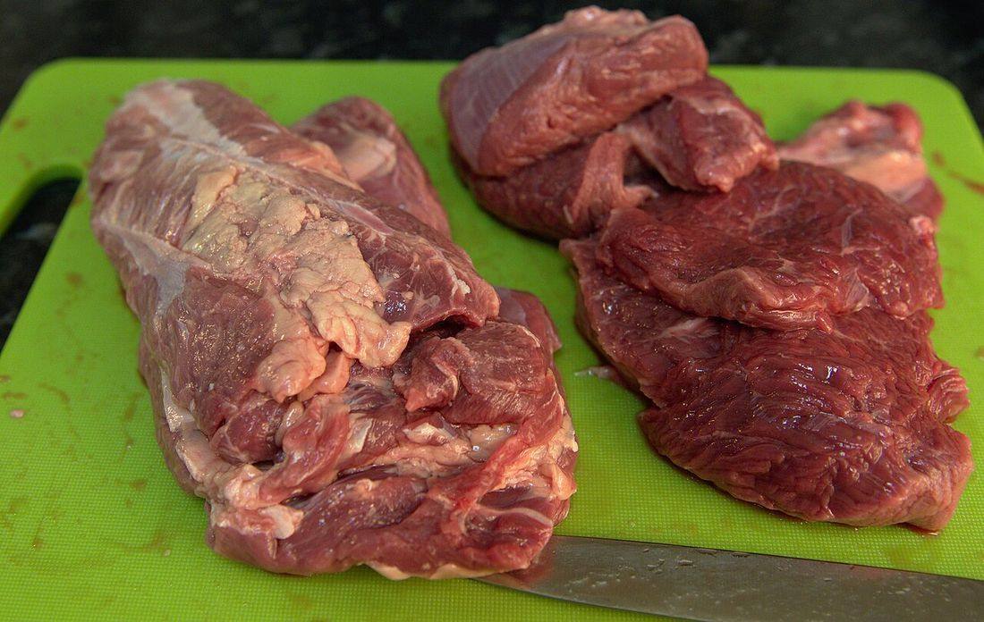 Högrev, rå (Chuck Steak)