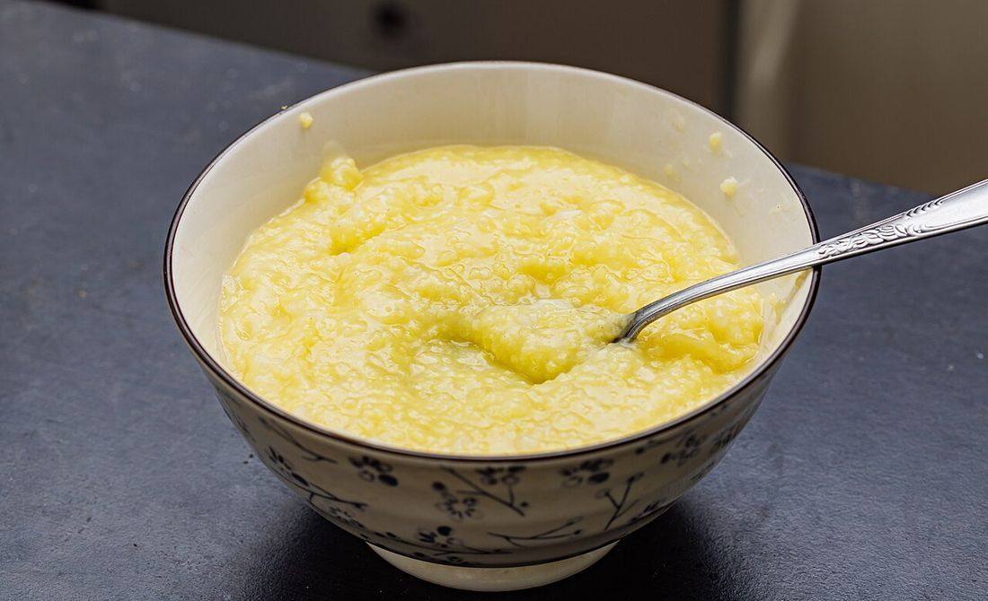 A BOWL OF FOXTAIL MILLET CONGEE
