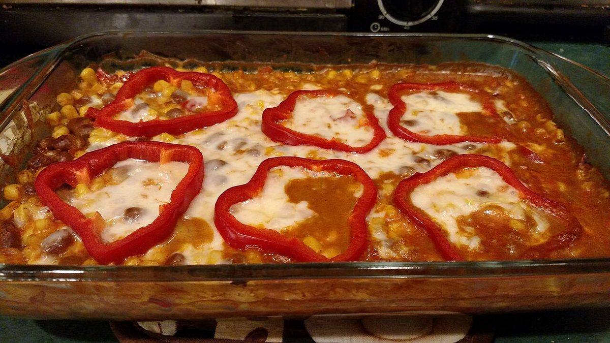 Cheesy Bean and Corn Casserole (Corn Casserole)