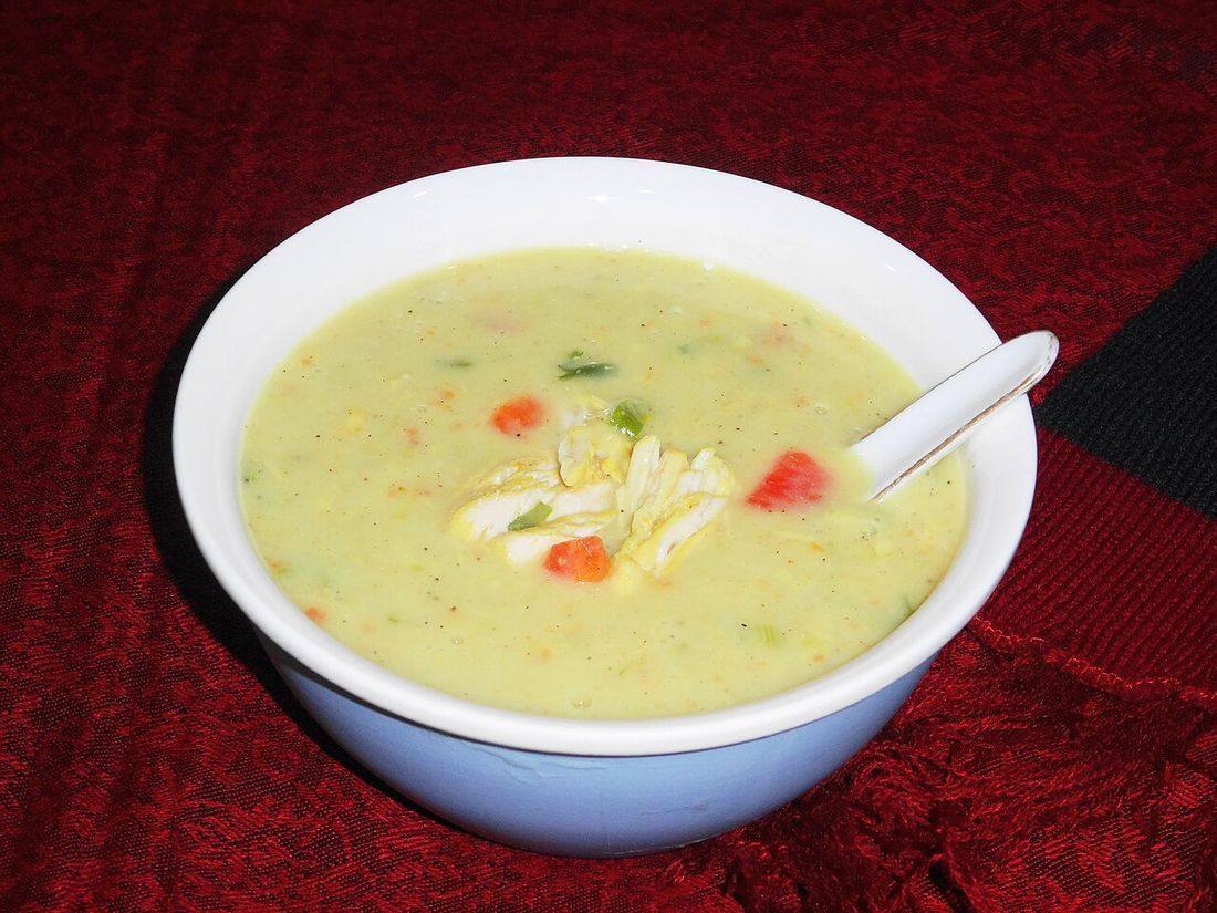 Cream Of Chicken Soup — photograph from Wikimedia Commons