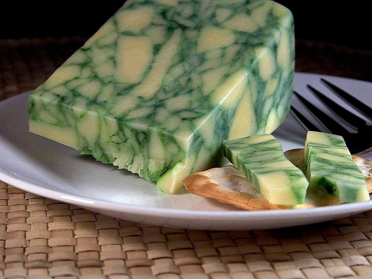Sage derby cheese (Derby)