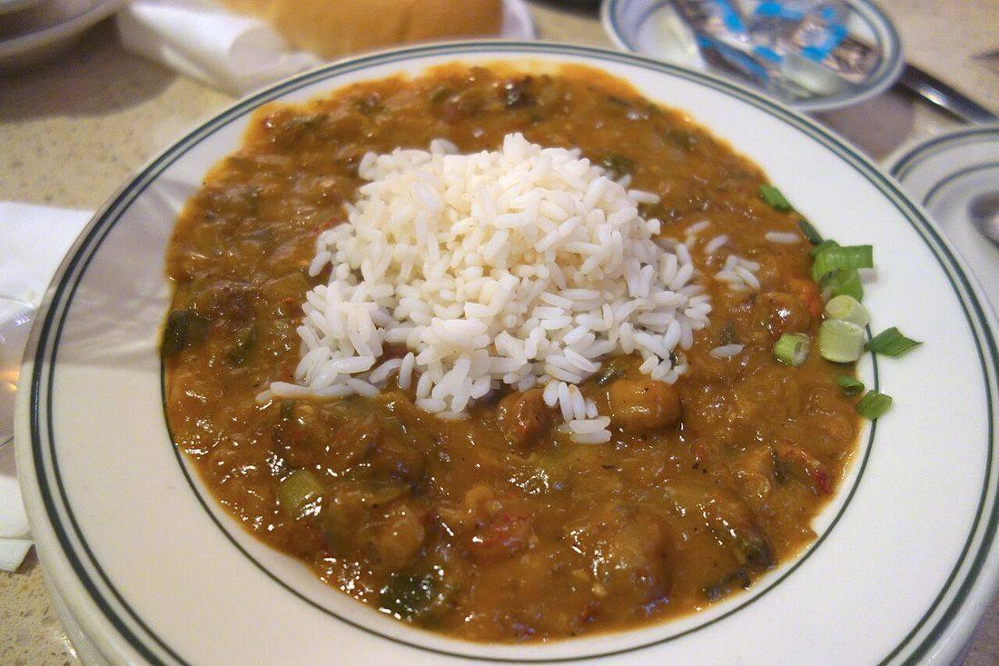 Crawfish étouffée at the Gumbo Shop, New Orleans January 2025 (Etouffee)