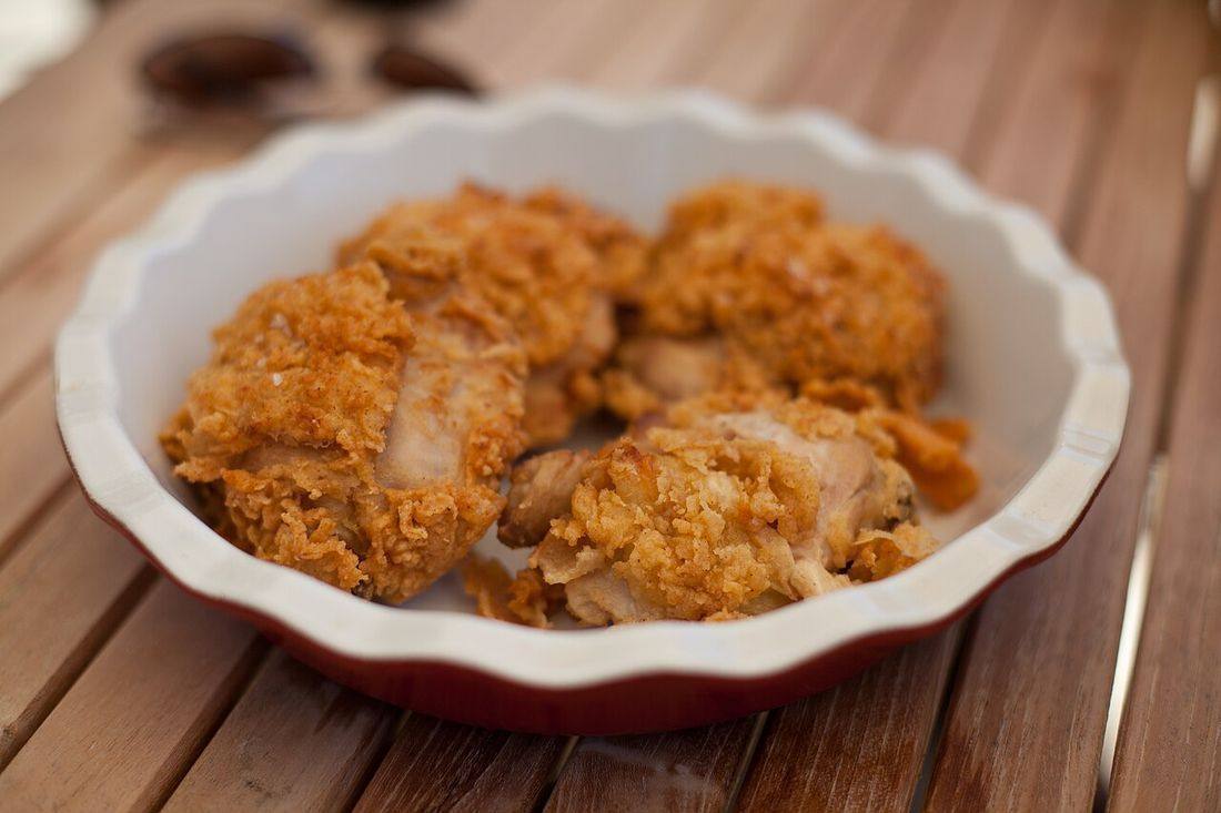 Fried Chicken — photograph from Wikimedia Commons