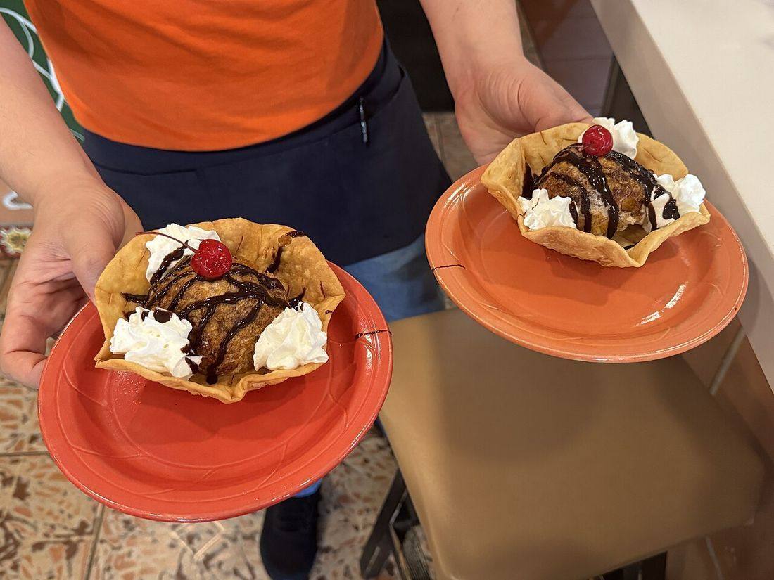 Taqueria La Hacienda - August 2024 - Sarah Stierch (Fried Ice Cream)