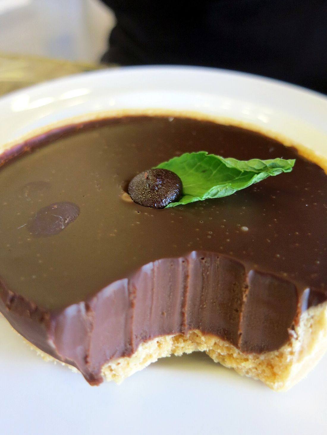 00 Chocolate mint ganache (with toddler fingerprint)