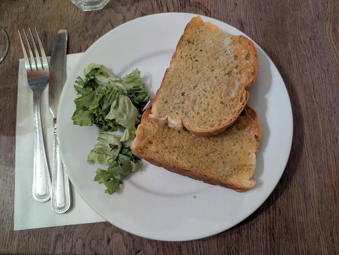 Toasted Sally Lunn Bunn, garlic butter - Sally Lunn’s House 2025-07-22