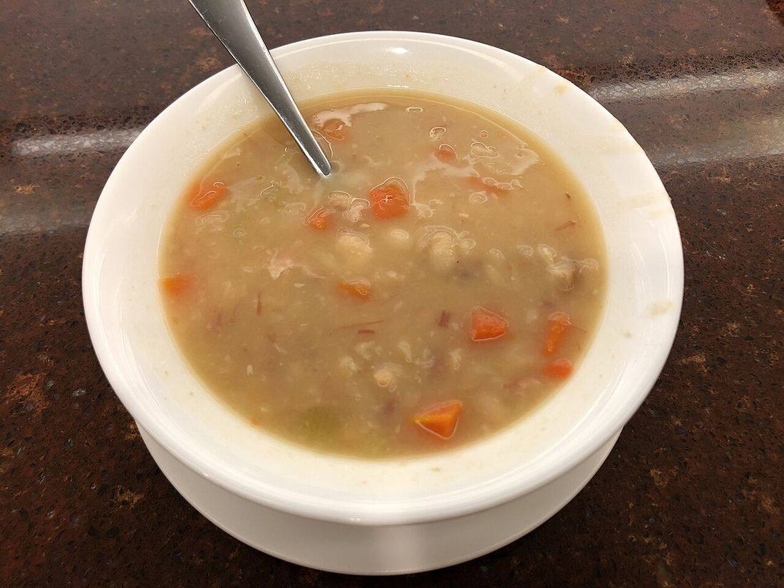Senate bean soup, United States Capitol Visitor Center, April 2019 (Ham And Bean Soup)