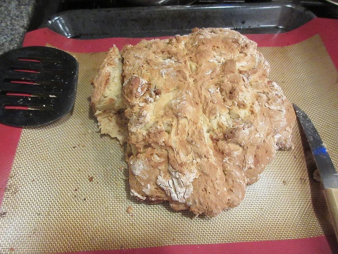 Home made Irish soda bread, New Orleans 17 March 2024