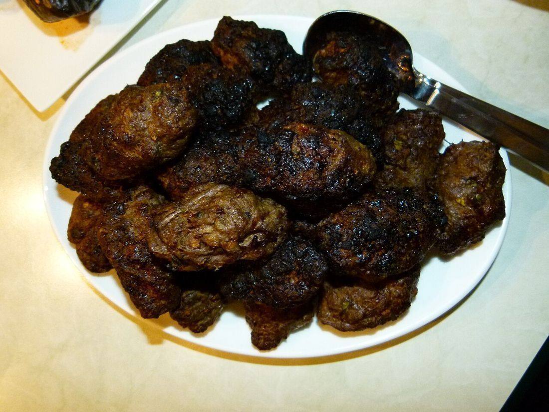 Fried lamb kibbeh 1
