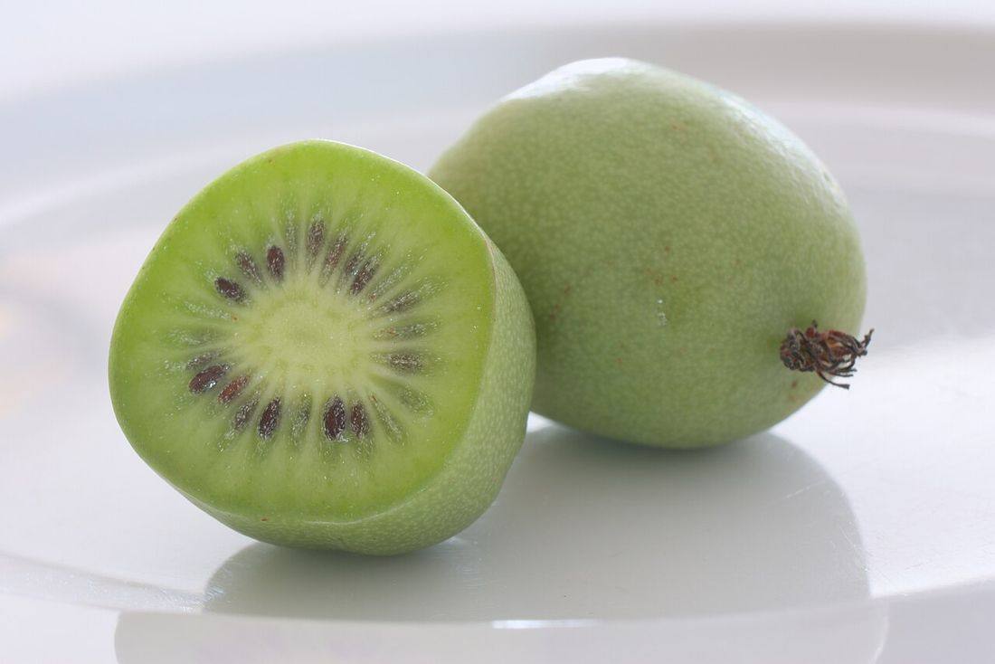 Kiwiberry cross section (Kiwiberries)