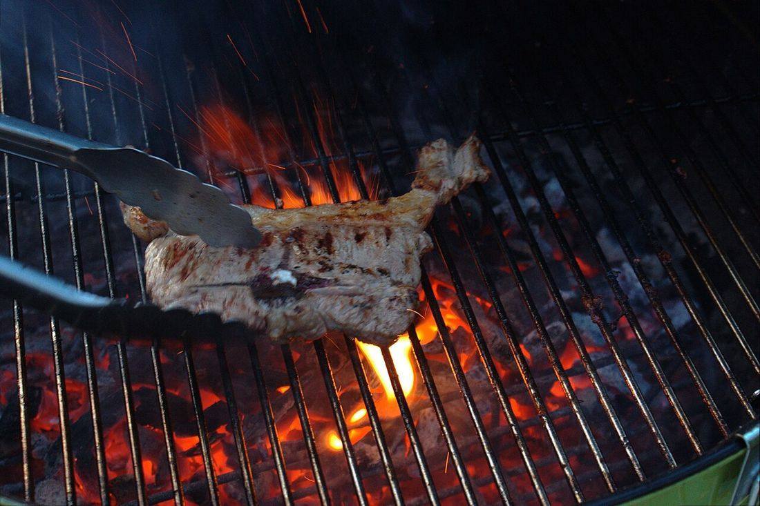 Lamb chop on the barbecue 05 (Lamb Shoulder Chops)