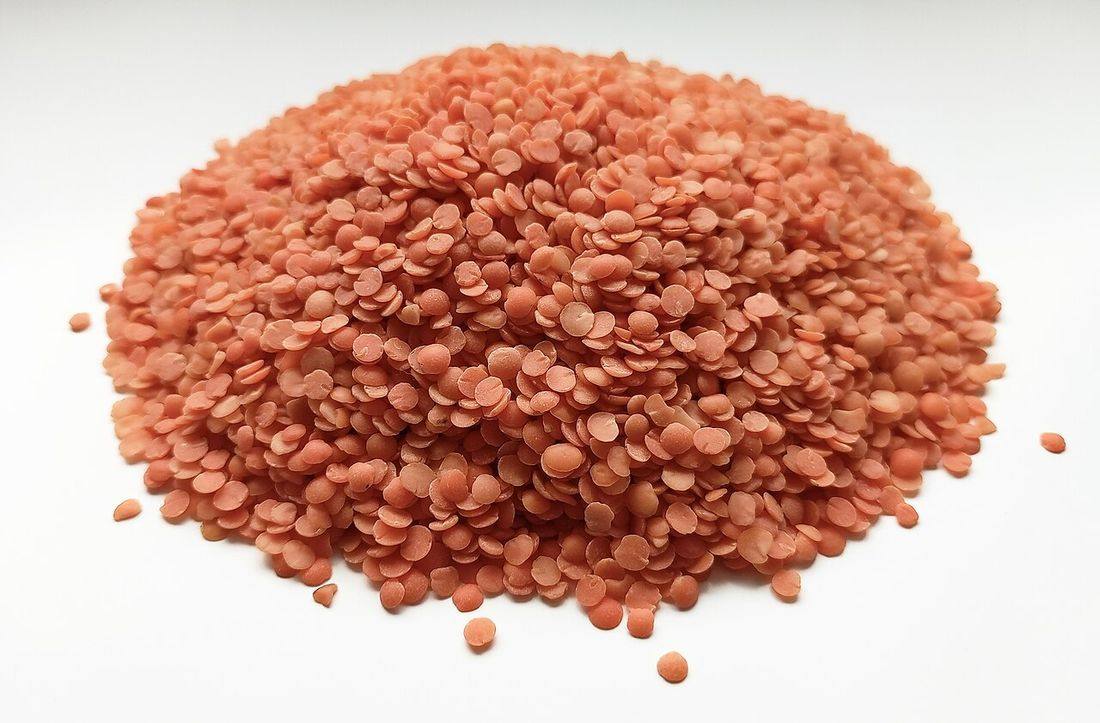 Sušená půlená červená čočka (Lentils)
