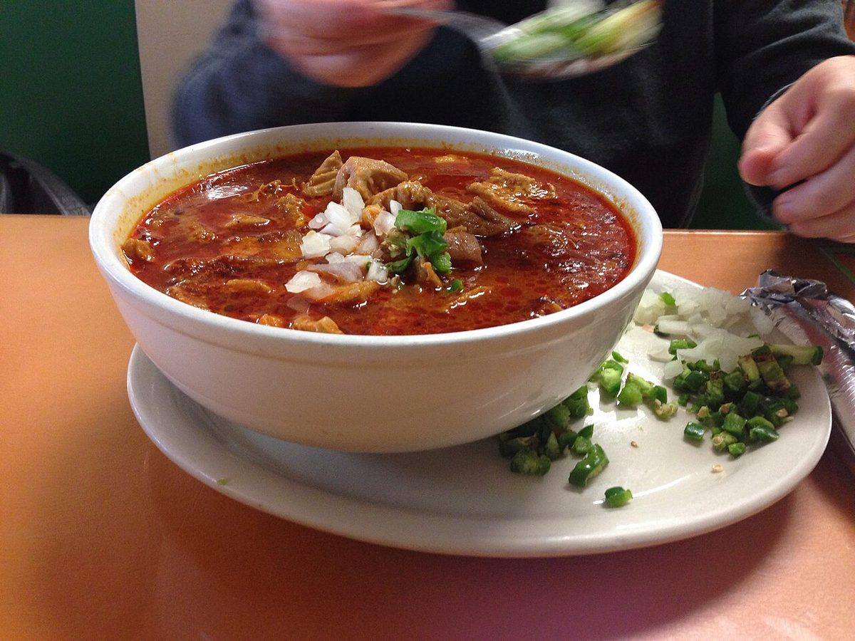 Bowl of menudo stew (Menudo)