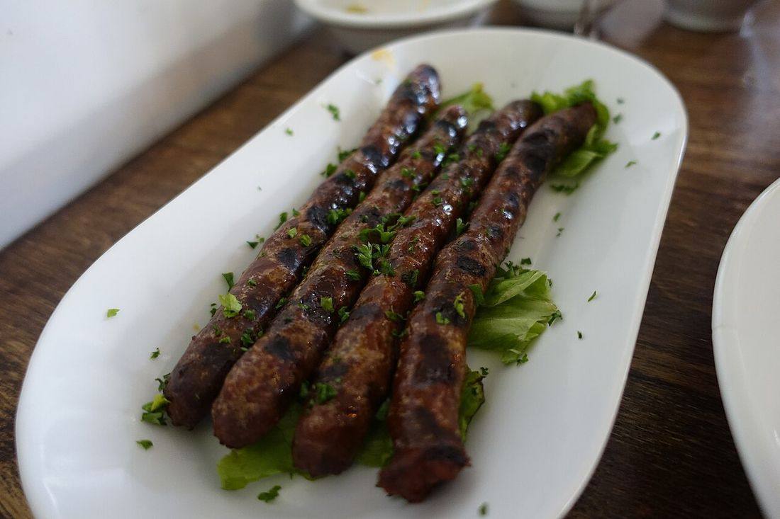 Merguez sausage, Icosium, Paris 001
