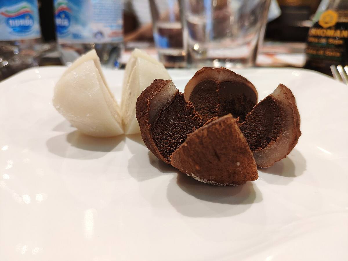 Ice cream with Shingen Mochi (Mochi Ice Cream)