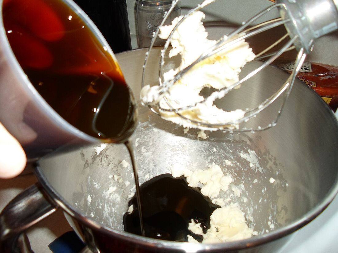 Pour Molasses into a Mixing Bowl