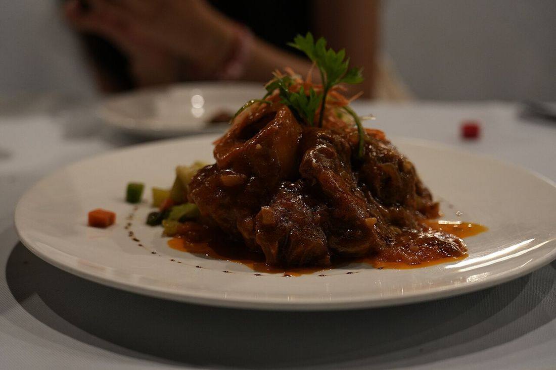 Osso buco served at Bohol Beach Club