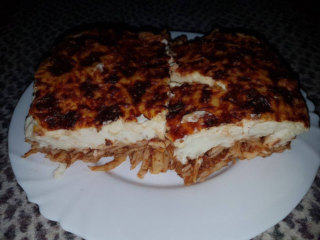 Pastitsio — photograph from Wikimedia Commons
