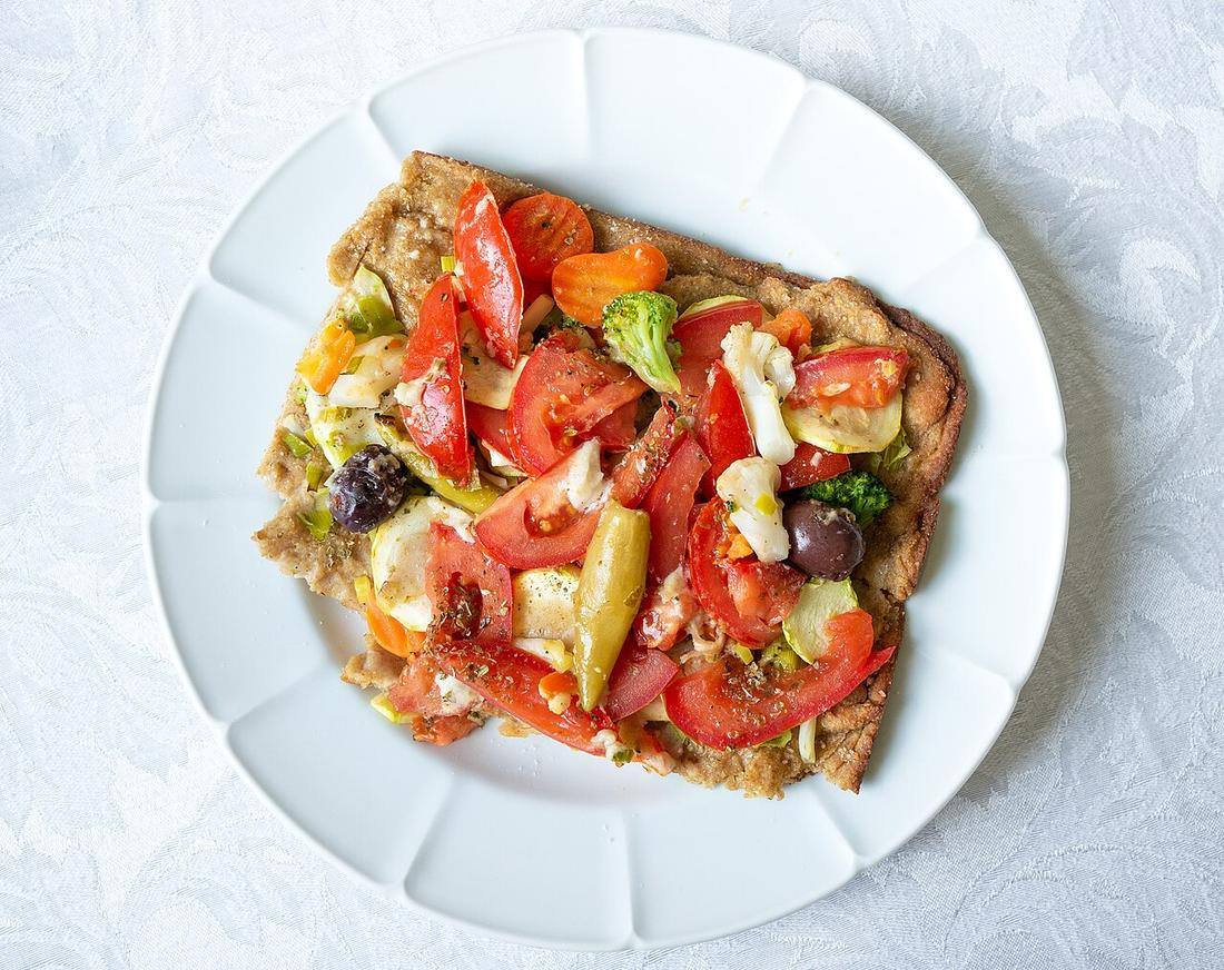 Vegetarian Pizza (Pie Dough)