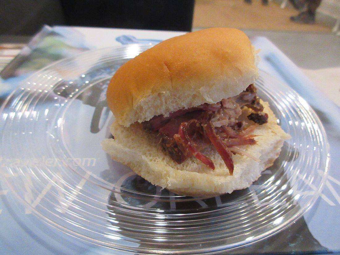 Pulled pork sandwich - 'Naked'