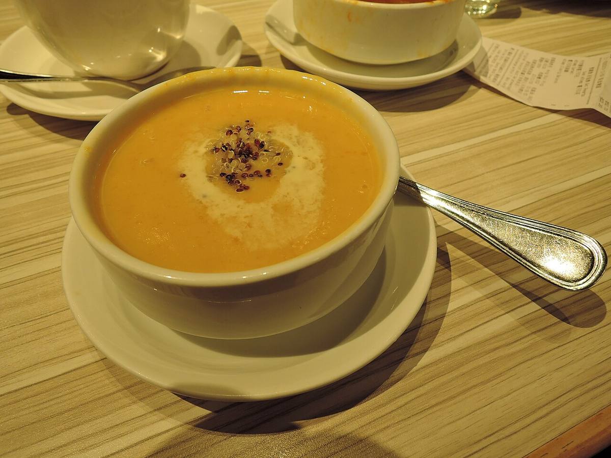 Soup made of pumpkin (Pumpkin Soup)