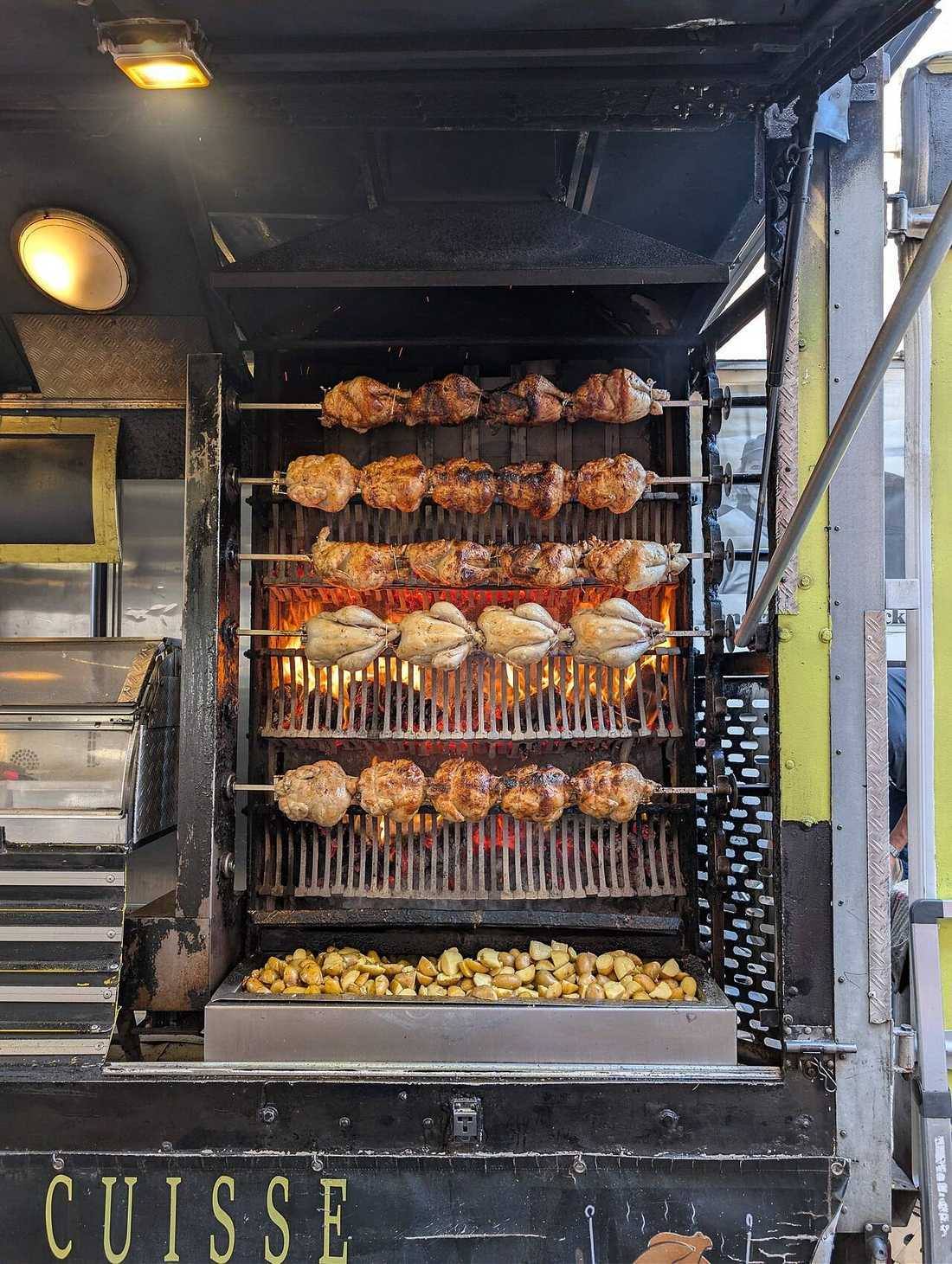 Rotisserie in Dieppe Market 2026-05-09 (Rotisserie Chicken)