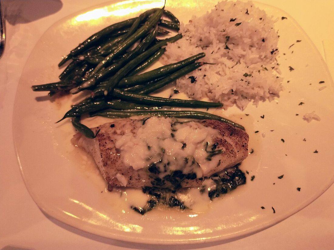 Meal of prepared sablefish