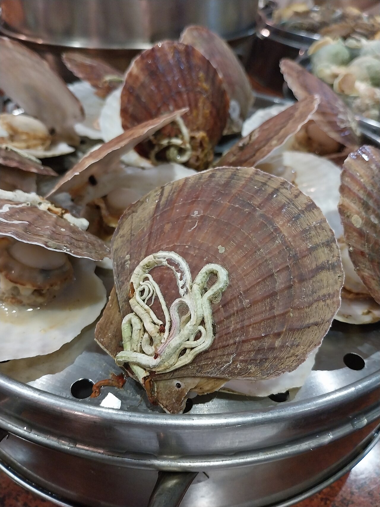 Scallops in steamers (Scallops)