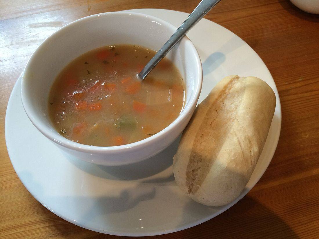 Lunch at Inveraray Castle - Scotch broth