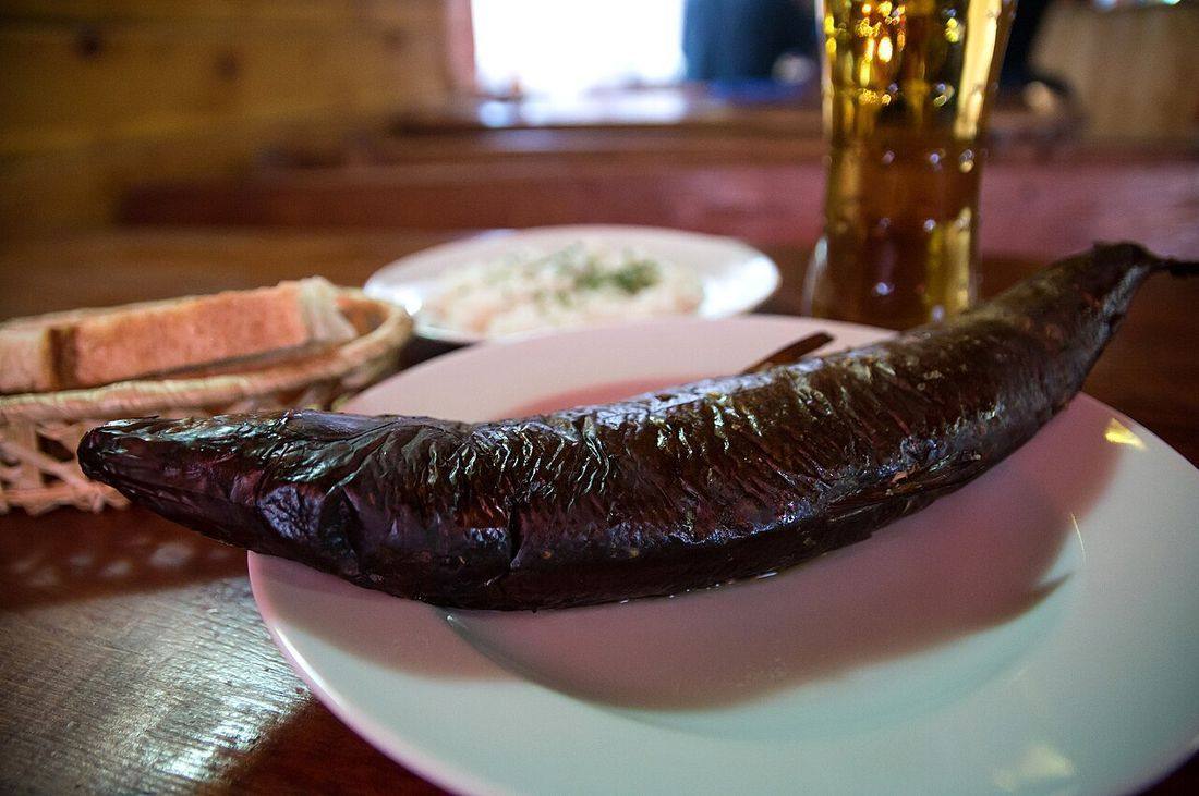 Baikal omul, Smoked fish, Olkhon Island, Russia (Smoked Whitefish)