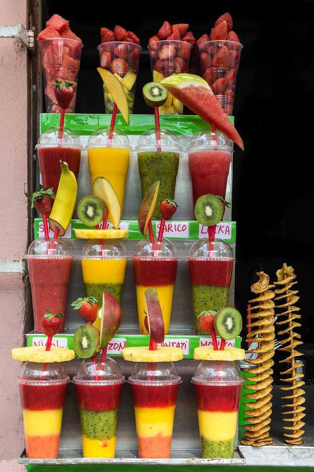 Praha Bistro Zámecké schody Smoothies